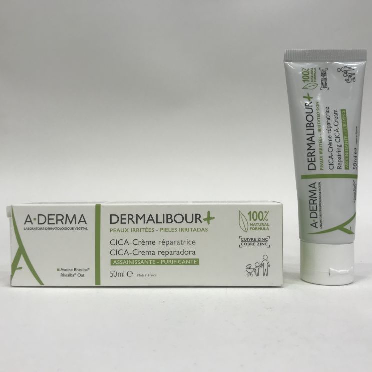 A-Derma Dermalibour+ Cica-Crème Réparatrice 50ml prospetto